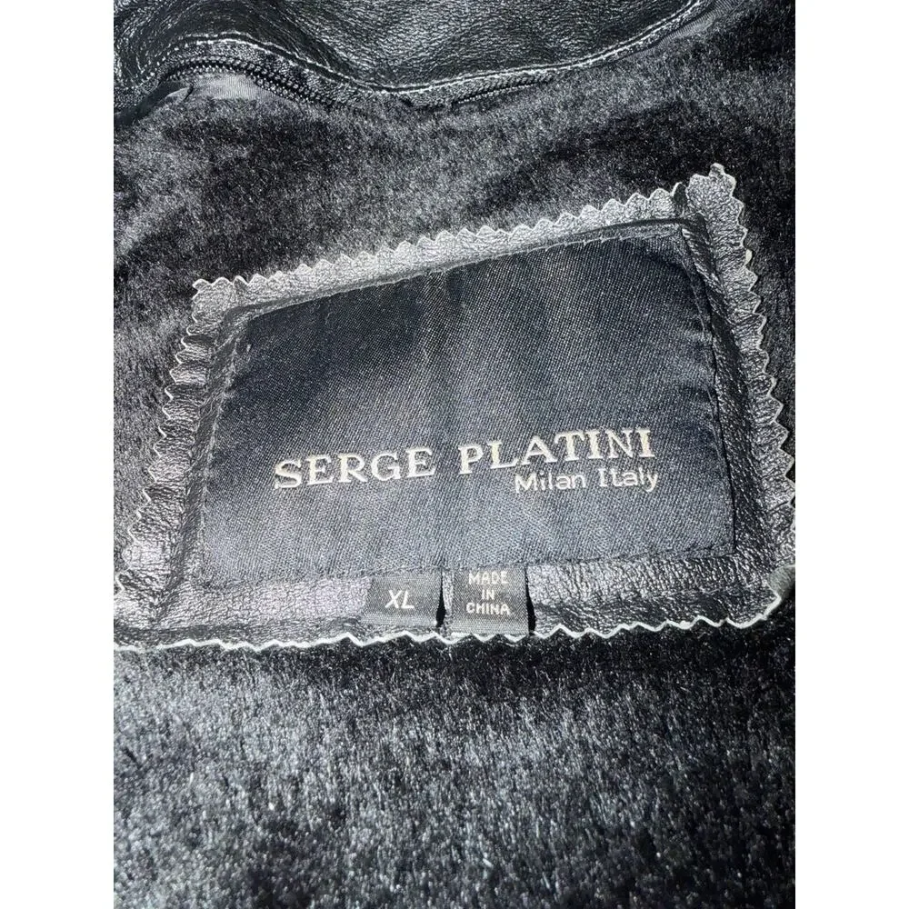 Men's Leather Bomber Jacket Vintage